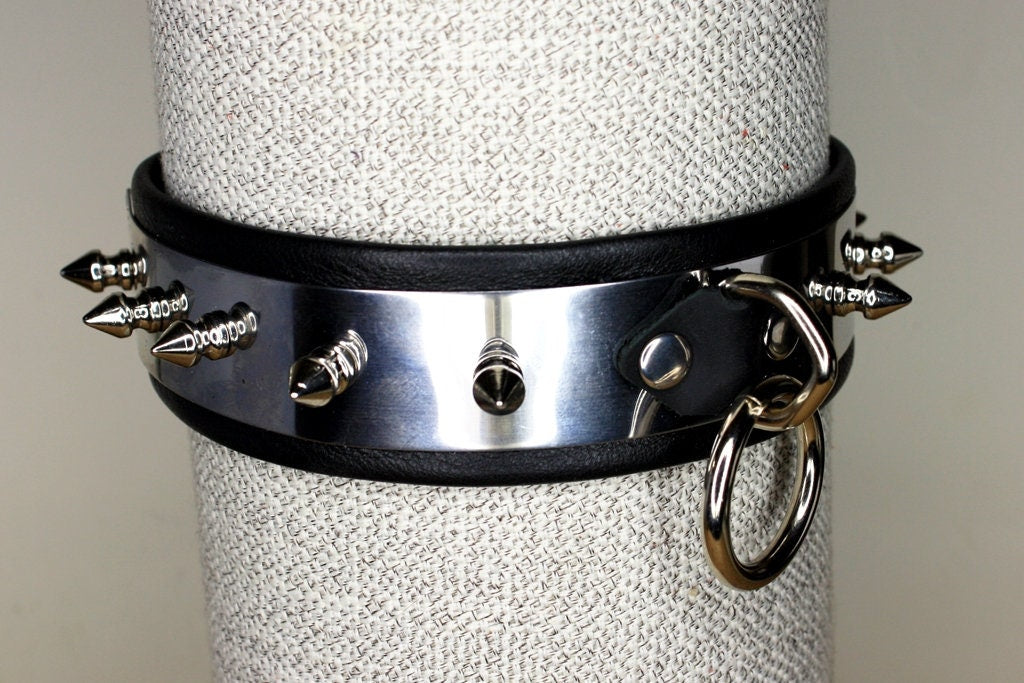 Spike Stainless Steel Collar