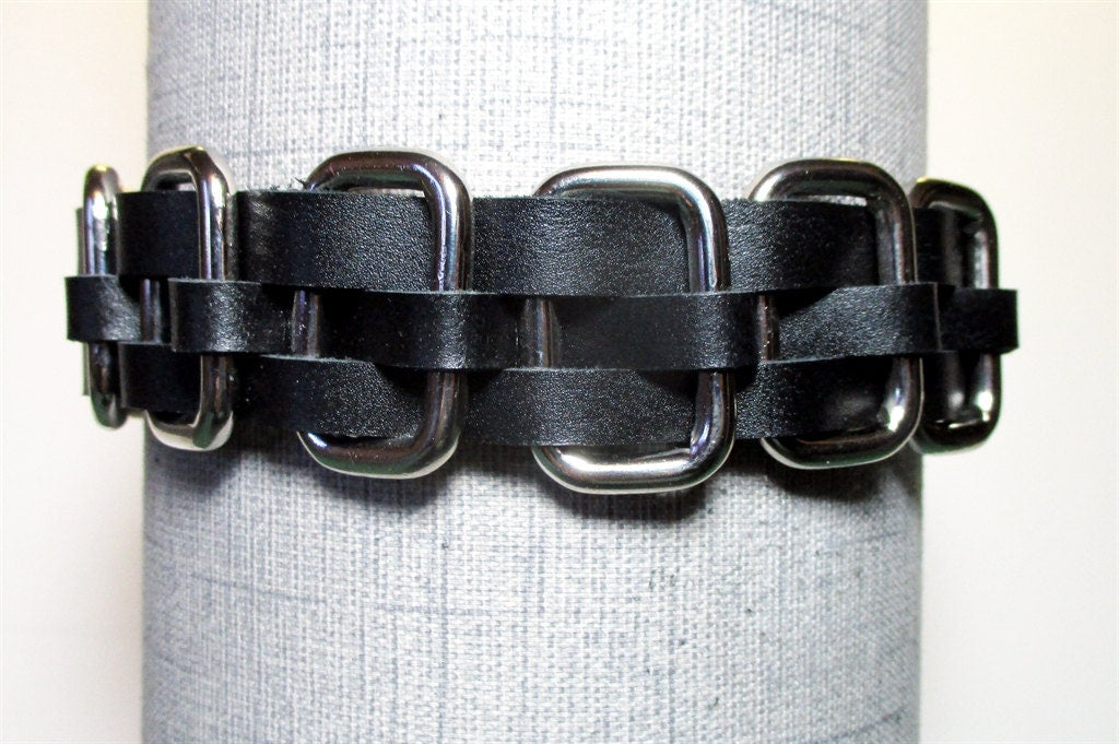 Leather & Link Collar
