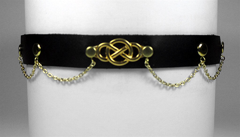 Infinity Knot Dress Collar