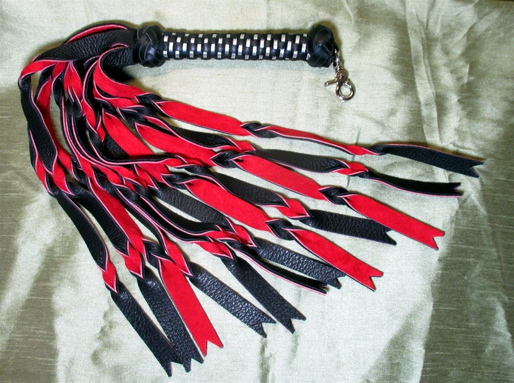 Double Weight Leather Flogger