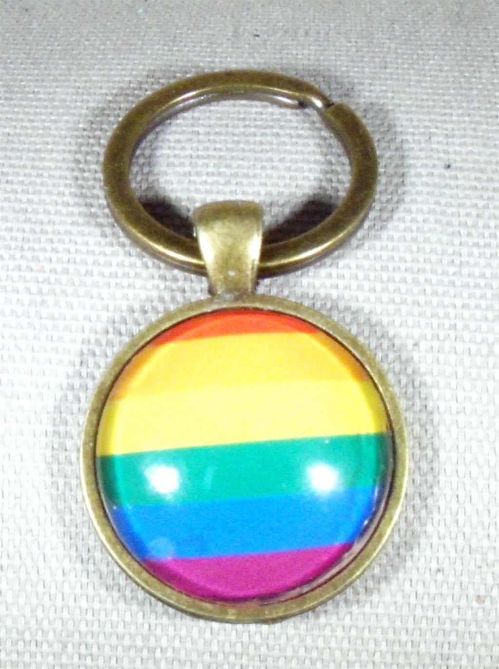 Gay Pride Key Ring