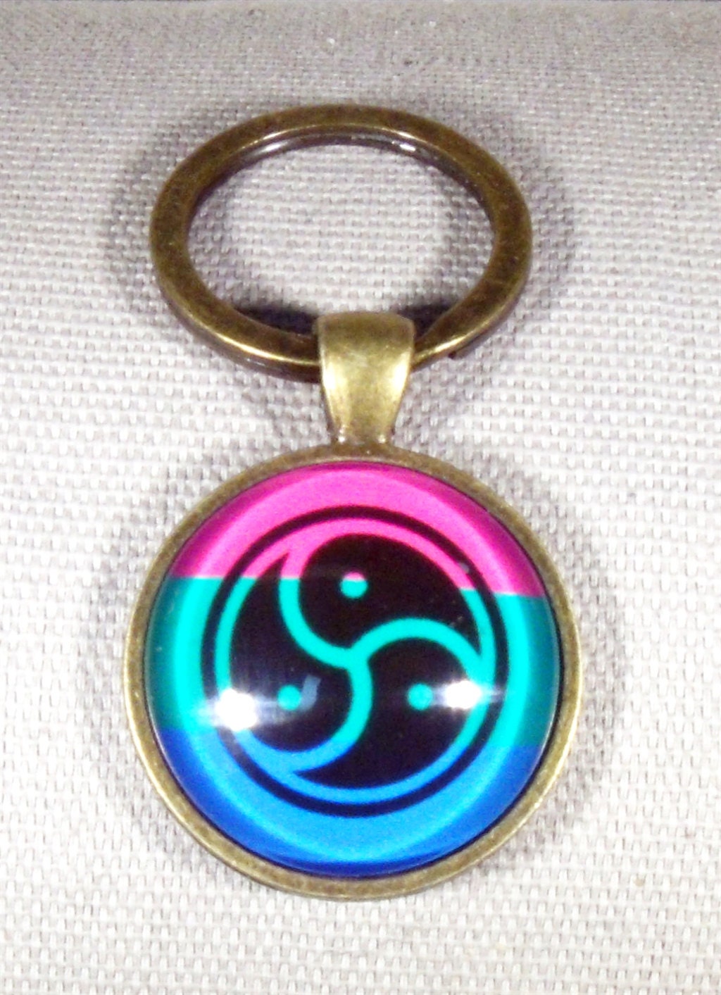 Poly Pride Key Ring