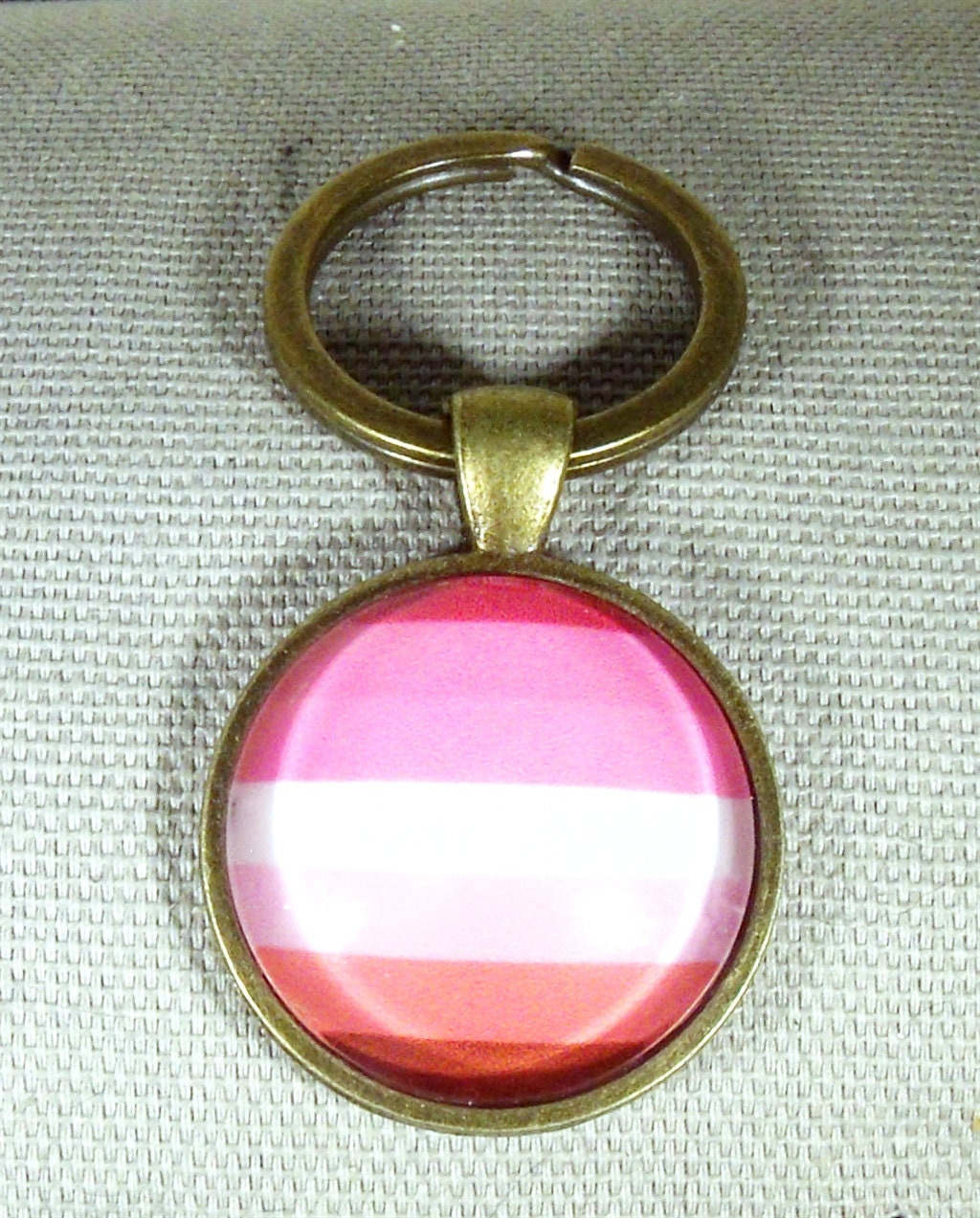 Lesbian Pride Key Ring