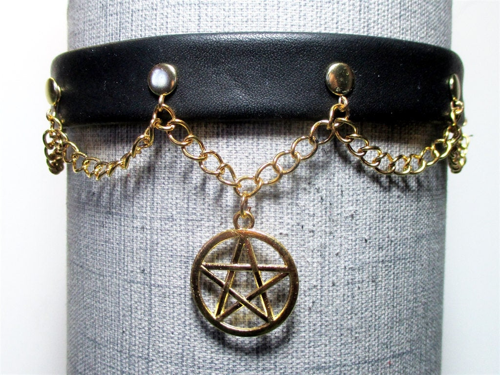 Star Pentagram Dress Collar/Choker