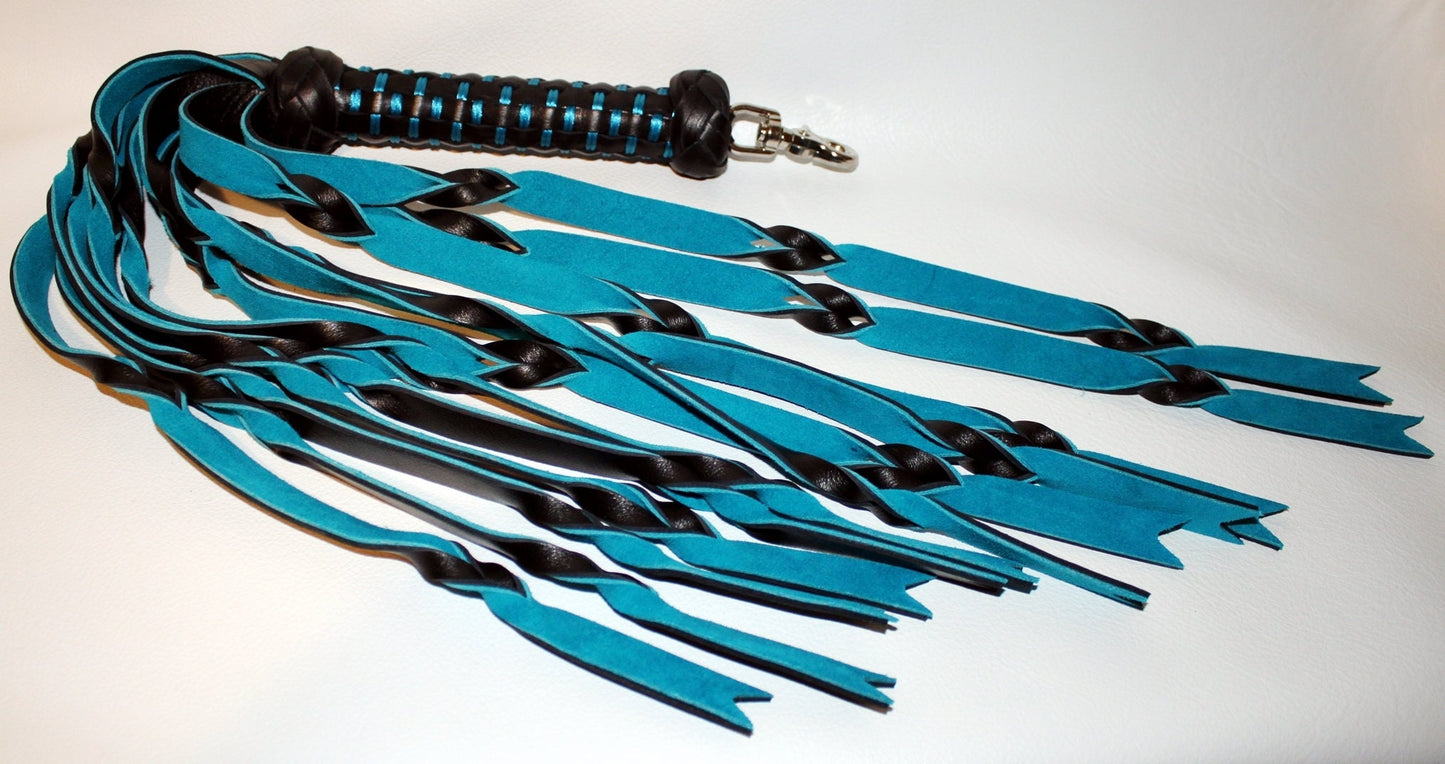 Double Weight Leather Flogger