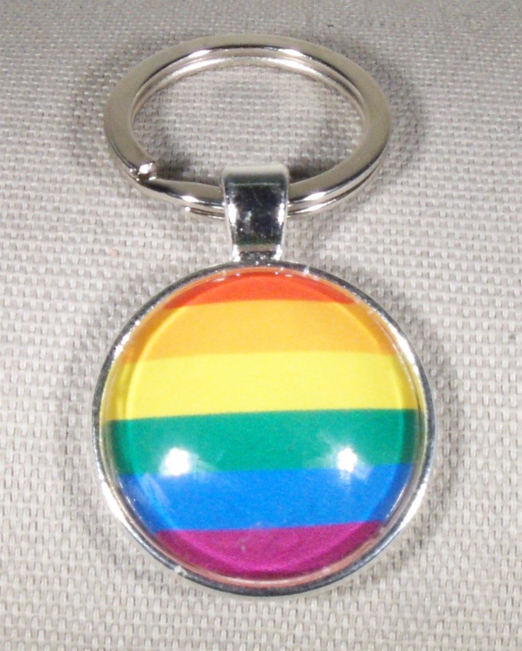 Gay Pride Key Ring