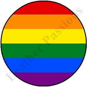 Gay Pride Round Pendant Necklace