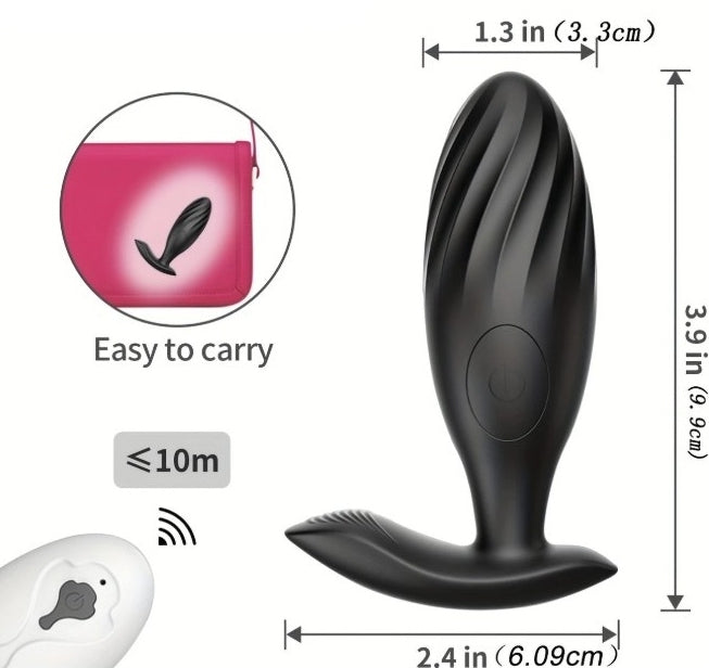 Remote Control Anal Plug Vibrator