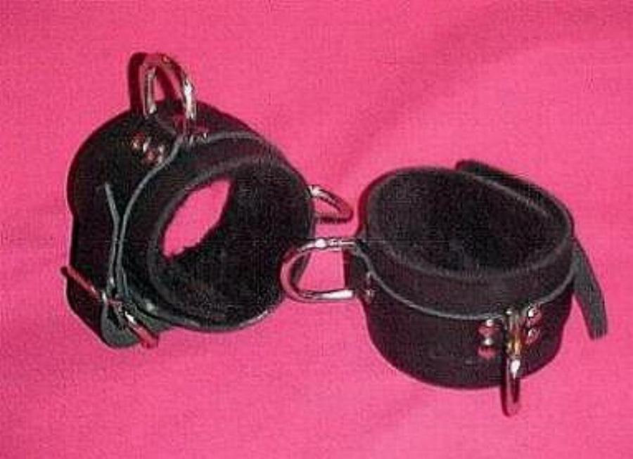 Leather Ankle Cuffs