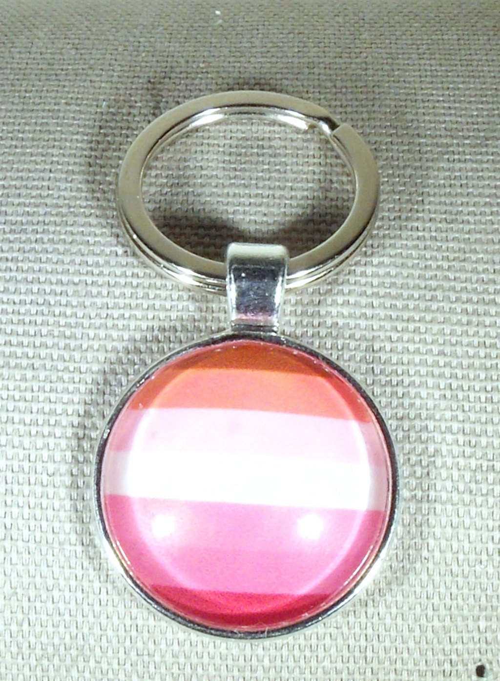 Lesbian Pride Key Ring