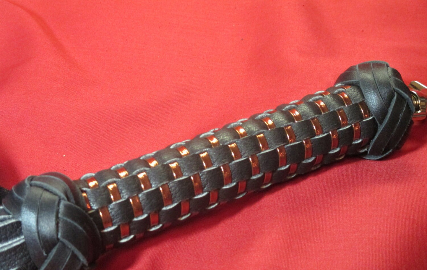 Matched Pair Leather Floggers