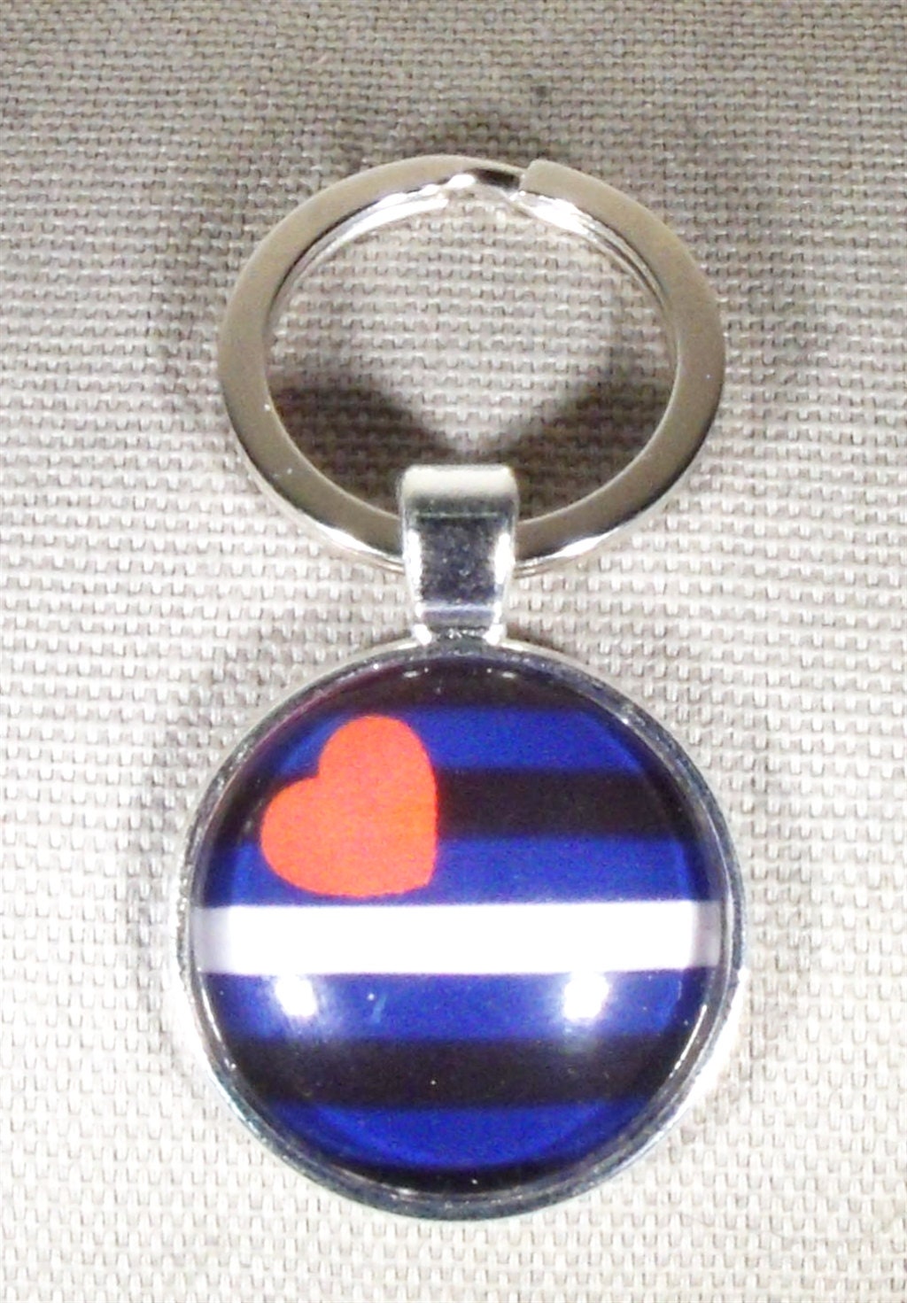Leather Pride Key Ring