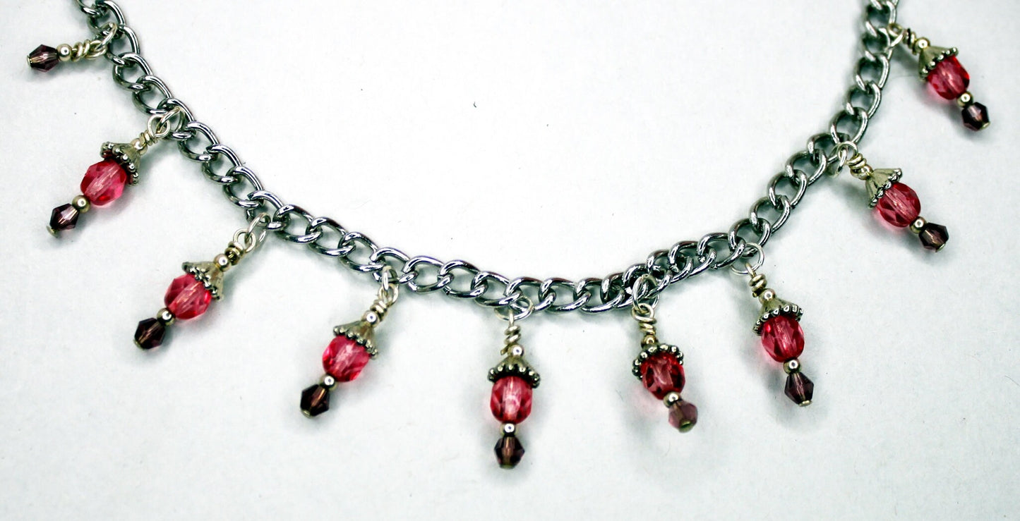 Nipple Chain - Red Beads