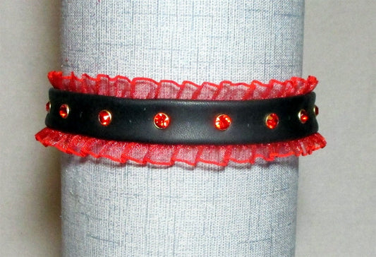 Red Lace Dress Collar/Choker