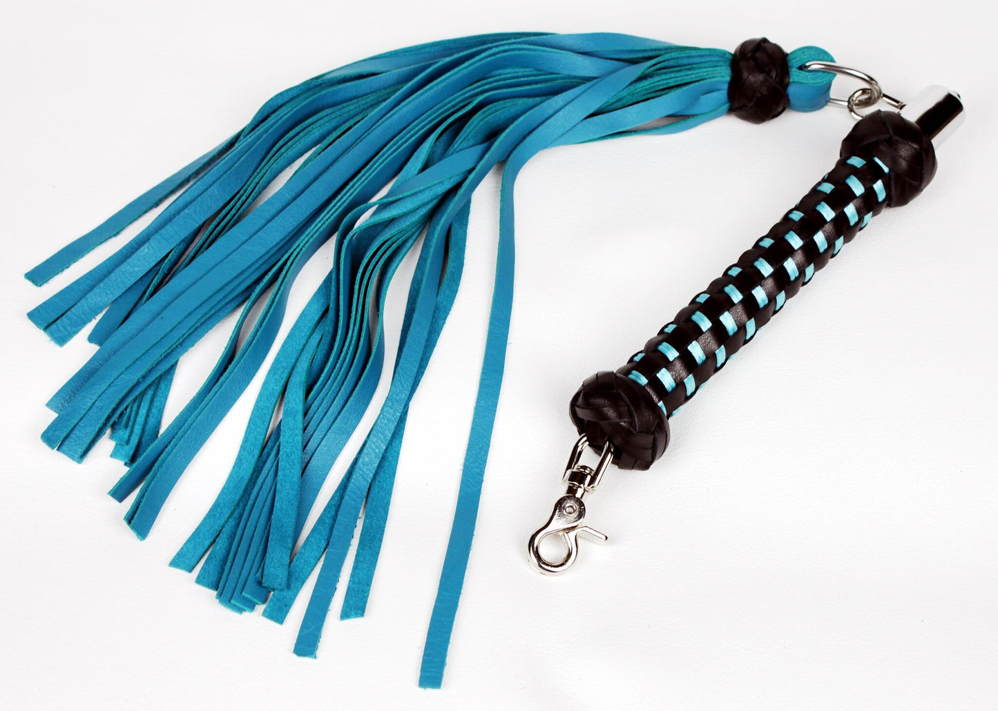 Leather Swivel Flogger *NEW COLORS*