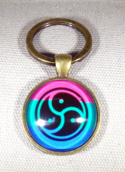 Poly Pride Key Ring