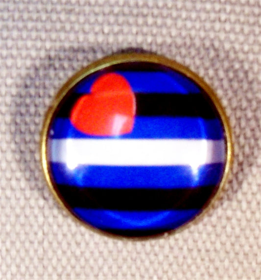 Leather Pride Pin