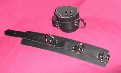 Leather Ankle Cuffs