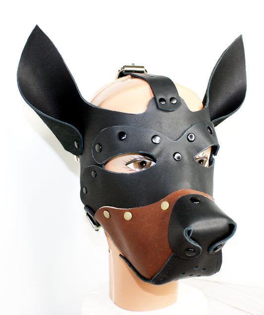Leather Puppy Mask