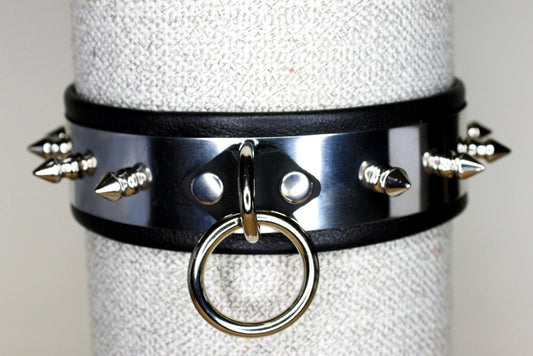 Spike Stainless Steel Collar