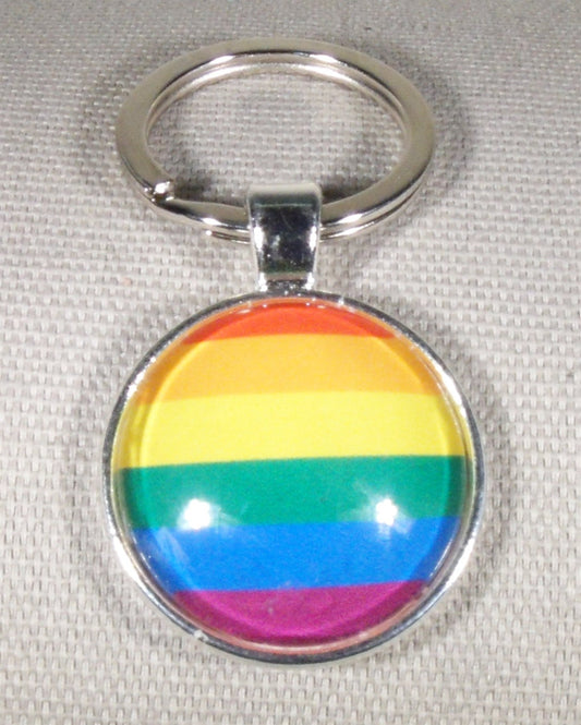 Gay Pride Key Ring