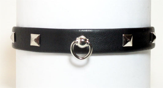 Pyramid Stud Dress Collar