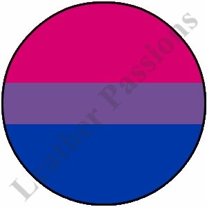 Bisexual Pride Round Pendant Necklace
