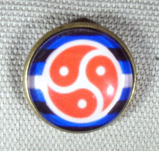 Leather Pride Triskelion Pin