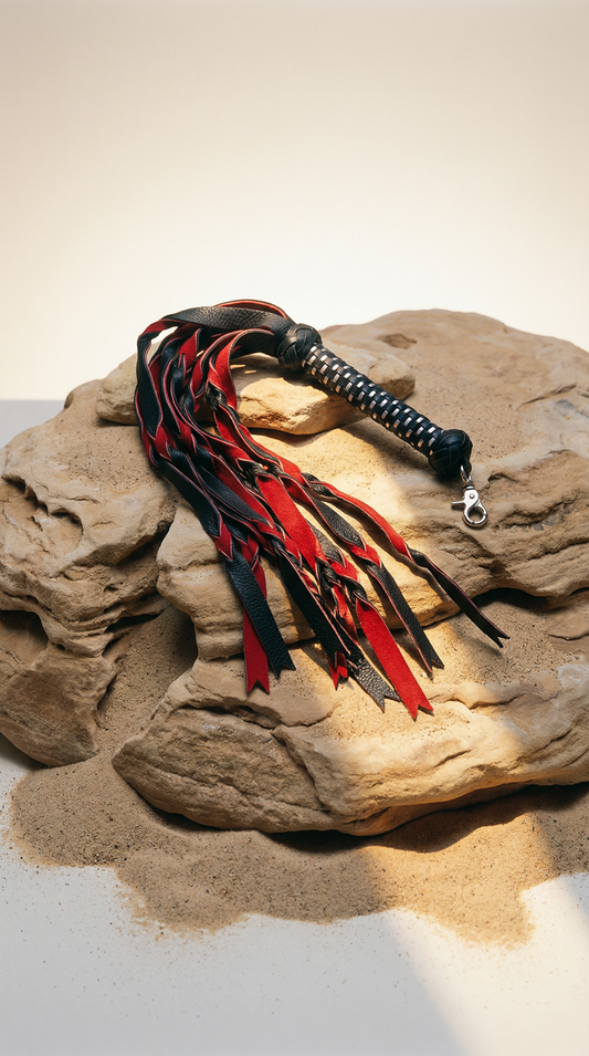 Double Weight Leather Flogger