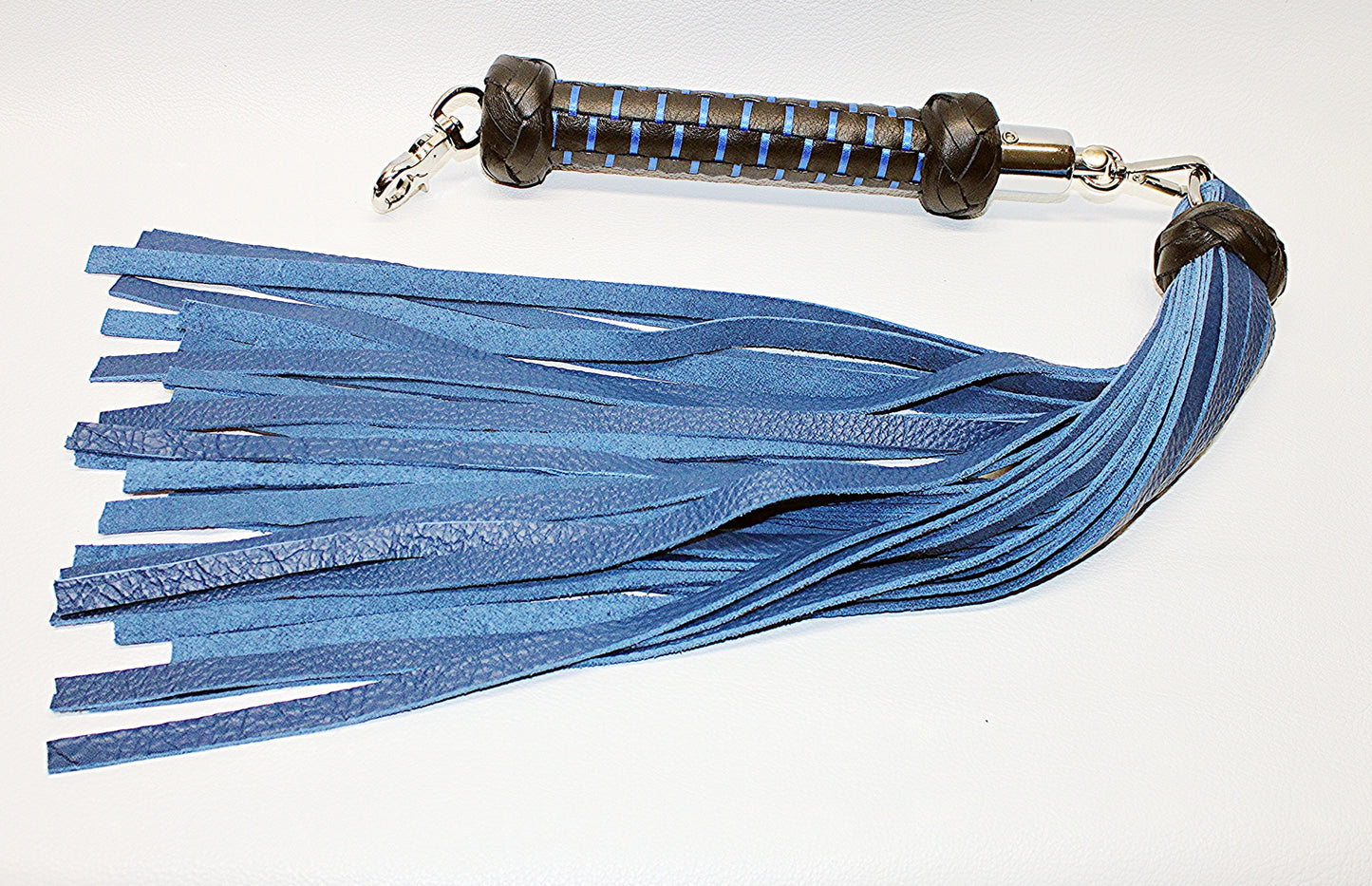 Leather Swivel Flogger *NEW COLORS*